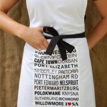 I Love SA apron