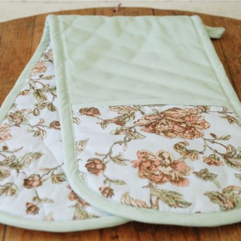 Double Oven Gloves Pretty Floral