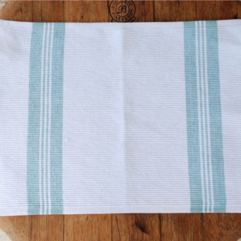 Duck Egg Blue and White Place Mats