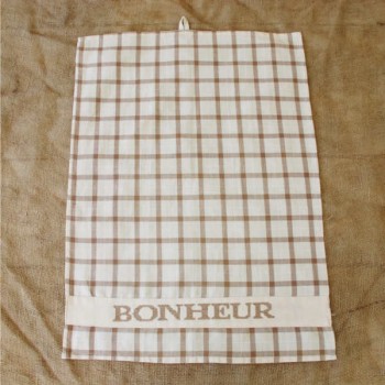 Bonheur Happiness Tea Towel