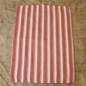Timeless Red Stripes Tea Towel