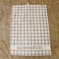 Bonheur=Happiness Tea Towel