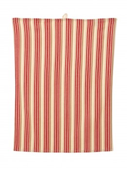 Red Stripes Tea Towel
