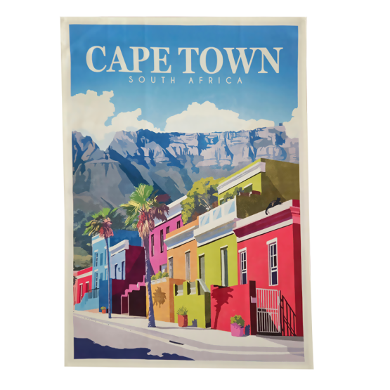 Cape Town Bo-Kaap Tea Towel