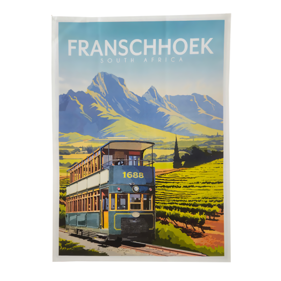 Cape Town Franschhoek Tea Towel
