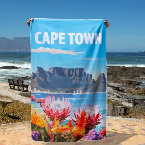Cape Town Proteas Beach Towel