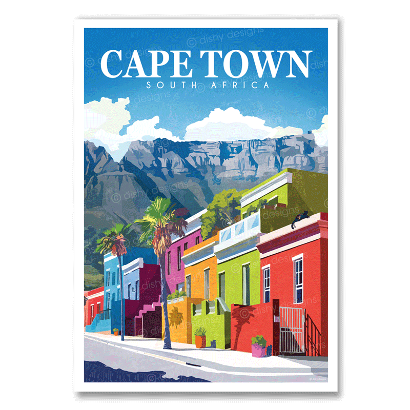 Cape Town Bo-Kaap Art Print