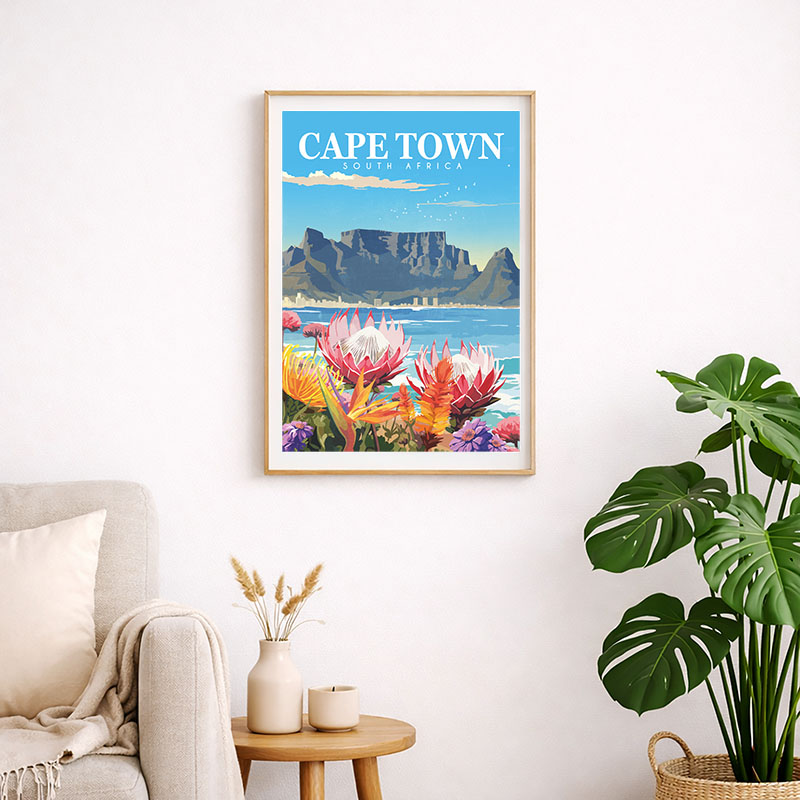 Cape Town Proteas Art Print - Image 2